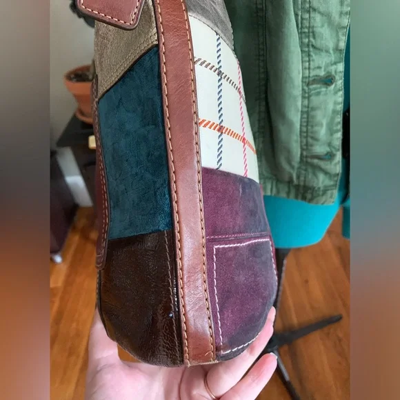 COACH Vintage Holiday patchwork Bleeker limited crossbody bag 11356 - Picture 7 of 16